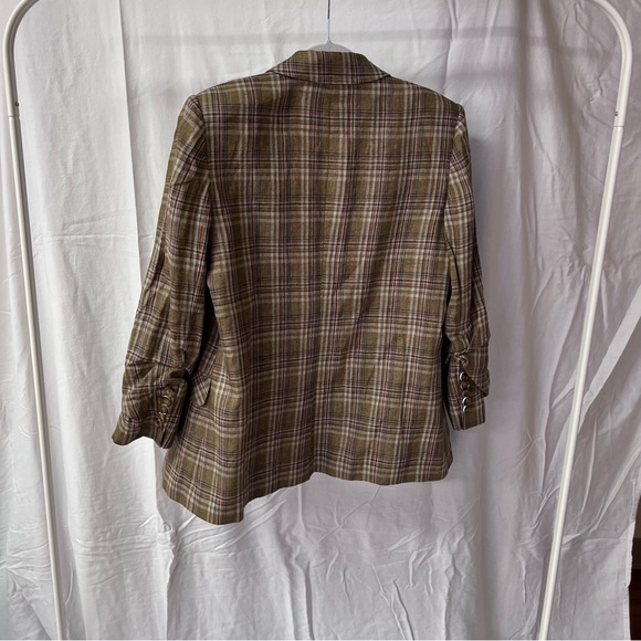 Veronica Beard Beacon Plaid Dickey Blazer 16 EUC - Picture 7 of 8